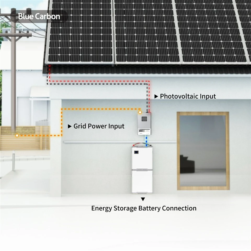 Blue Carbon AC/DC Inverter With Mppt Solar Charger For Off-grid Or Weak-grid Areas price