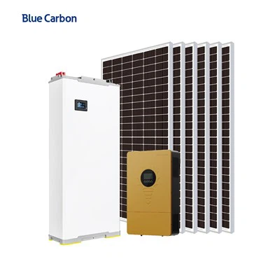 حلول تخزين الطاقة المنزلية من Blue Carbon بقدرة 6 كيلو وات خارج الشبكة. نظام الطاقة الشمسية